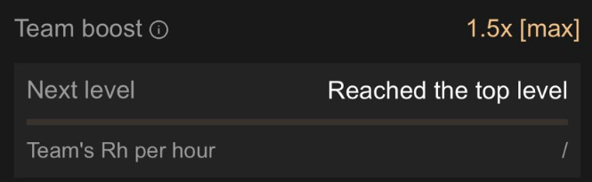 1.5x team boost